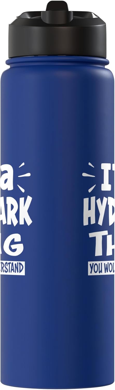 Botella agua acero inox aislada Hyde Park