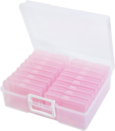 Estuche fotos 4x6pulg con 16 organizadores cajas grandes