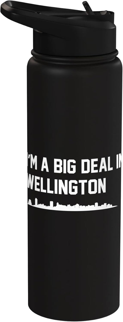 Botella de agua aislada acero inoxidable Wellington