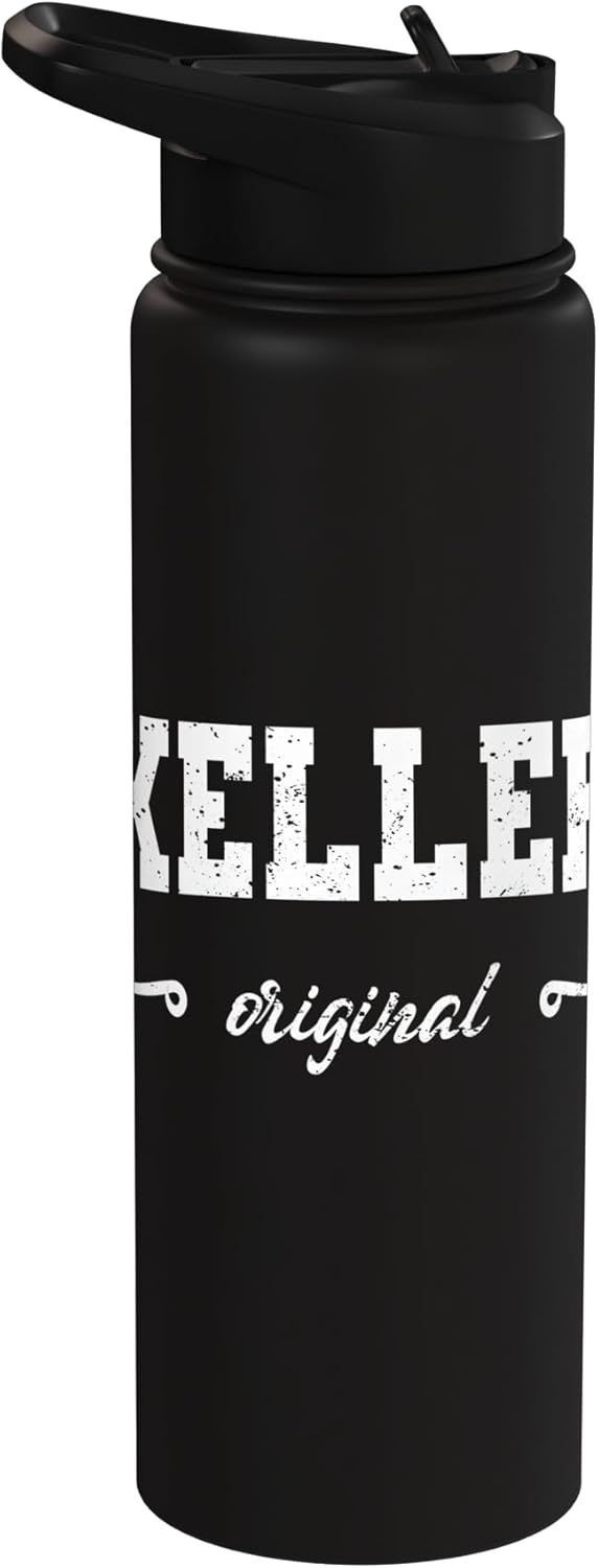 Botella de agua acero inoxidable Keller Texas Retro