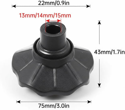 4 Pzas Protectores silla antideslizantes 13mm