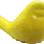 Figura pájaro amarillo cerámica decoración jardín
