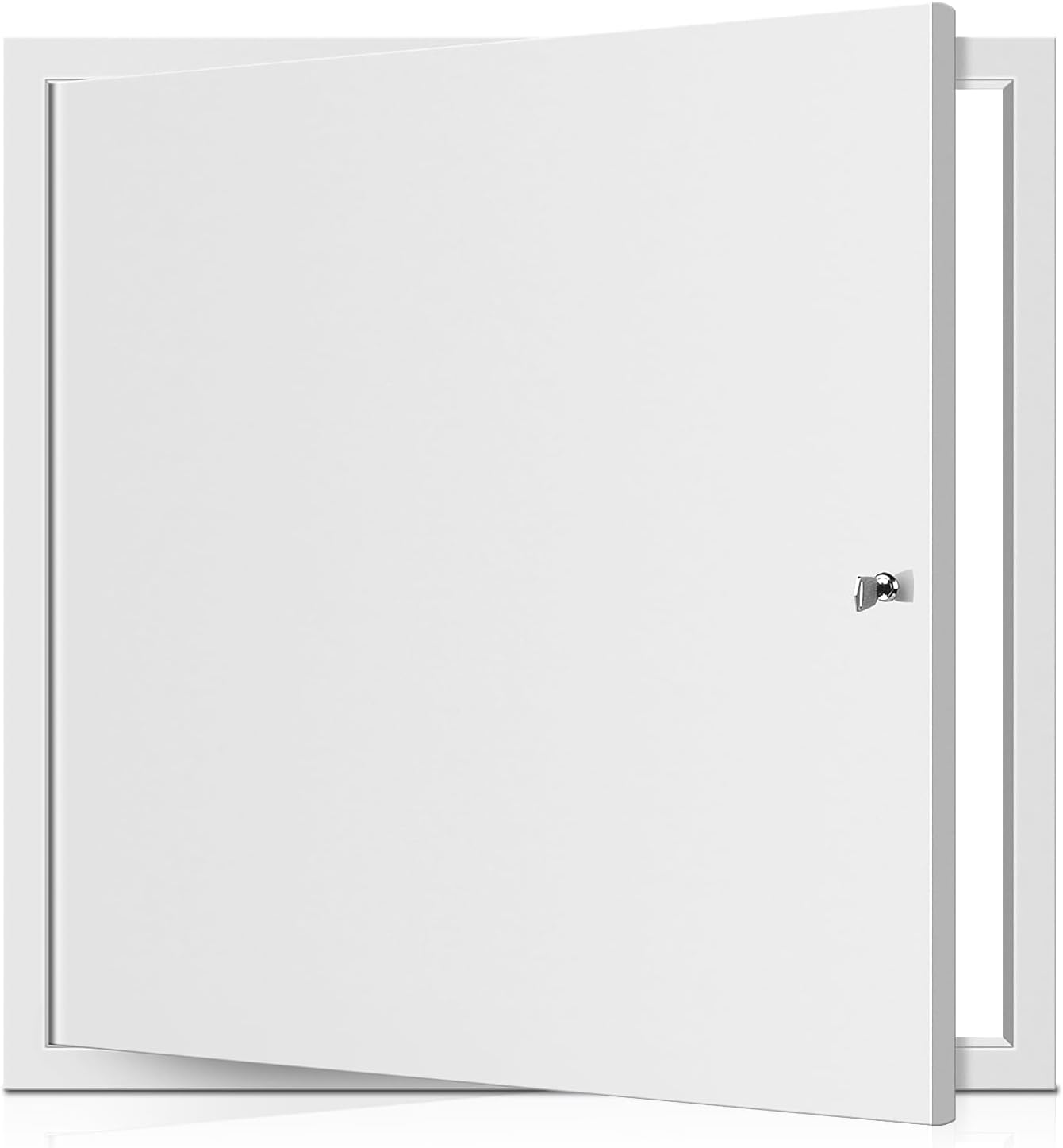 Panel acceso yeso 24x24pulg con llave techo conductos acero blanco
