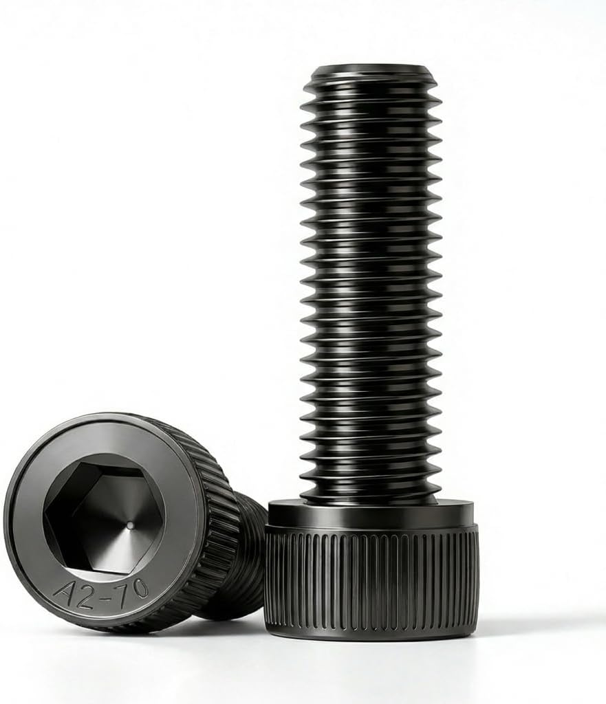 Tornillos M5 x 0.787pulg comp 50 piezas acero inox 18-8