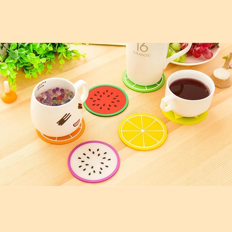 Posavasos de silicona divertidos para cocina, escritorio y oficina