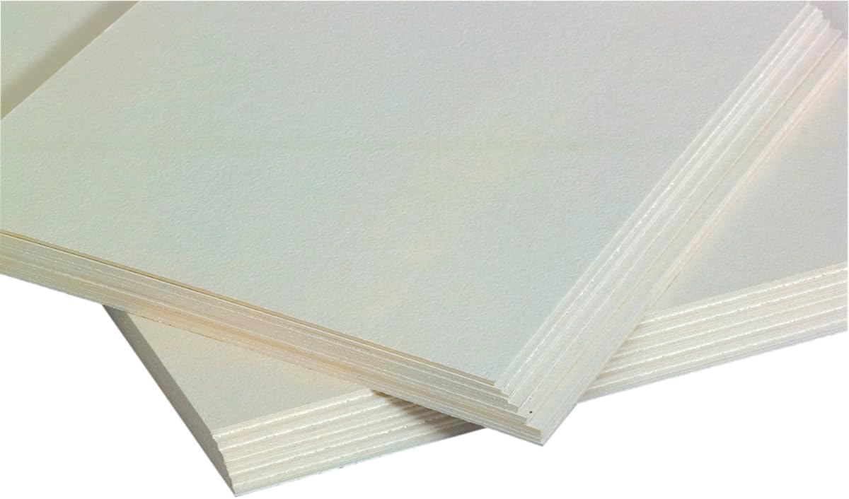 100 Tapetes 11x14pulg Blanco Satinado Defectuoso