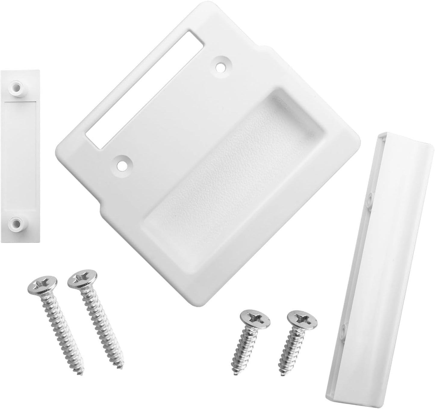 Kit herrajes puerta Andersen Serie A manija blanca puertas patios