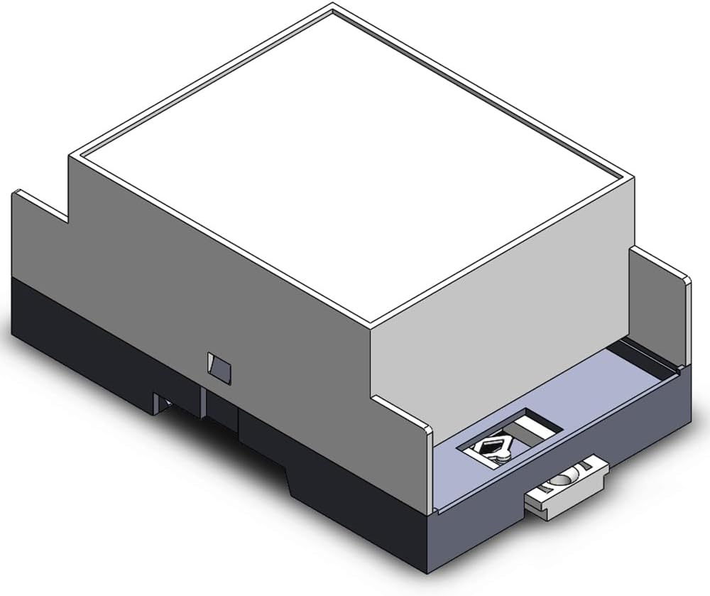 Caja riel DIN control eléctrico ABS 2.756pulgada