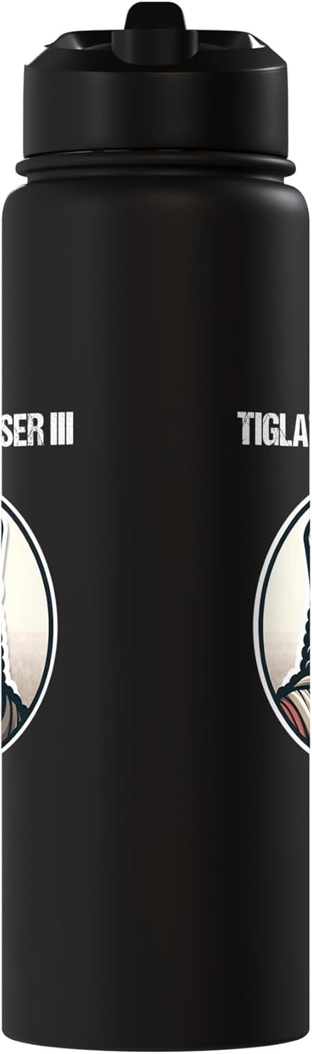 Botella agua aislada acero inox asirio antiguo