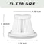Filtro repuesto aspiradora inalámbrica set 4