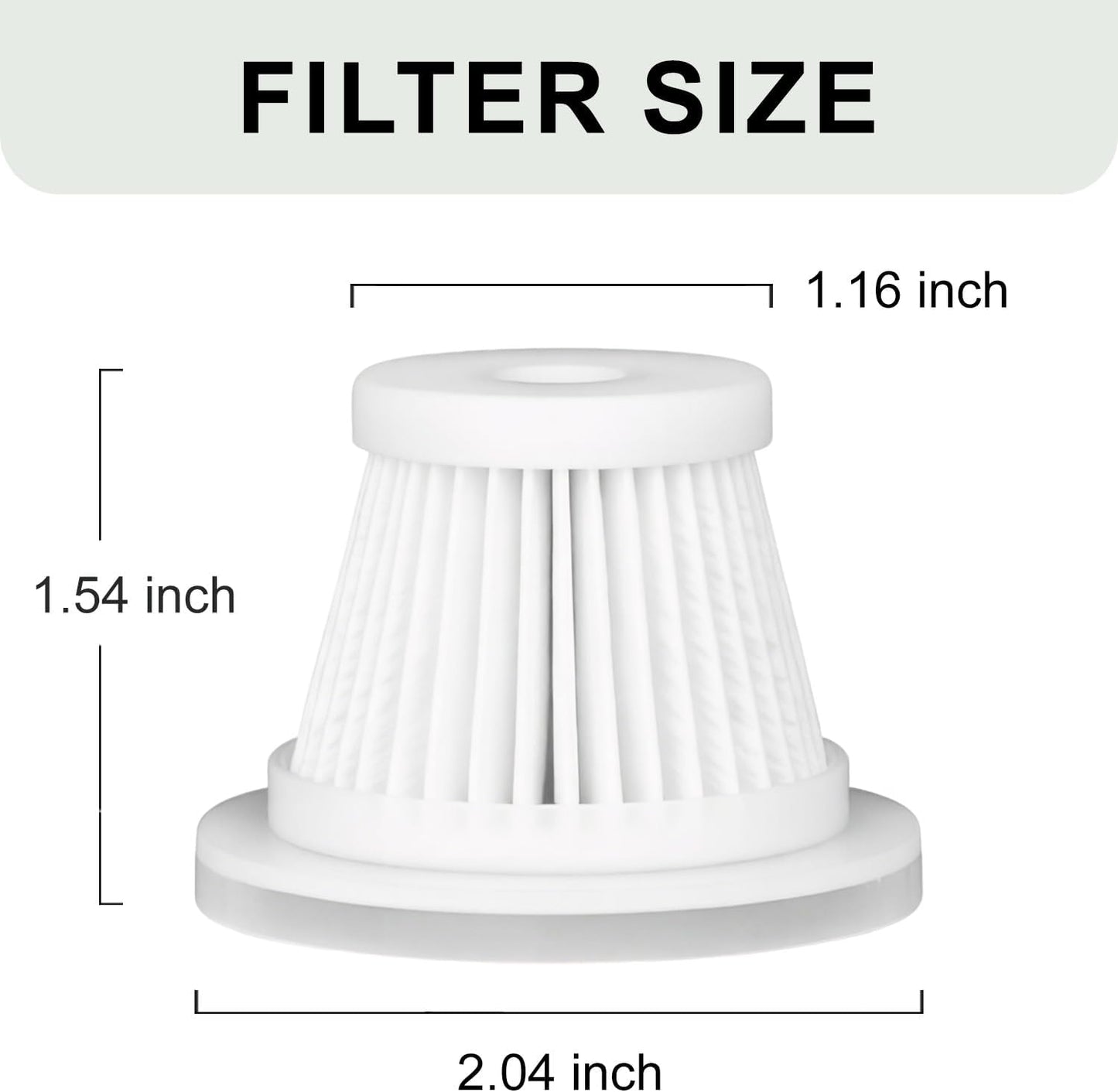 Filtro repuesto aspiradora inalámbrica set 4
