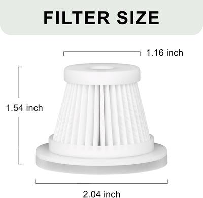 Filtro repuesto aspiradora inalámbrica set 4