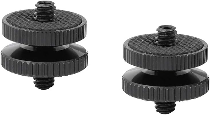 Tornillo rosca macho 1/4-20 doble extremo 2 pzas