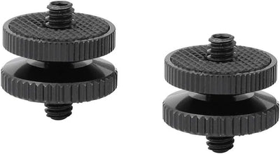 Tornillo rosca macho 1/4-20 doble extremo 2 pzas