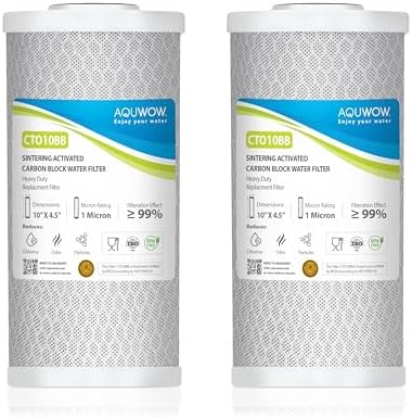 Juego de filtros de carbono CTO 1 micrón para filtración