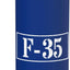 Botella de agua aislada de acero inoxidable F-35 Fighter Crew Aviation Pride