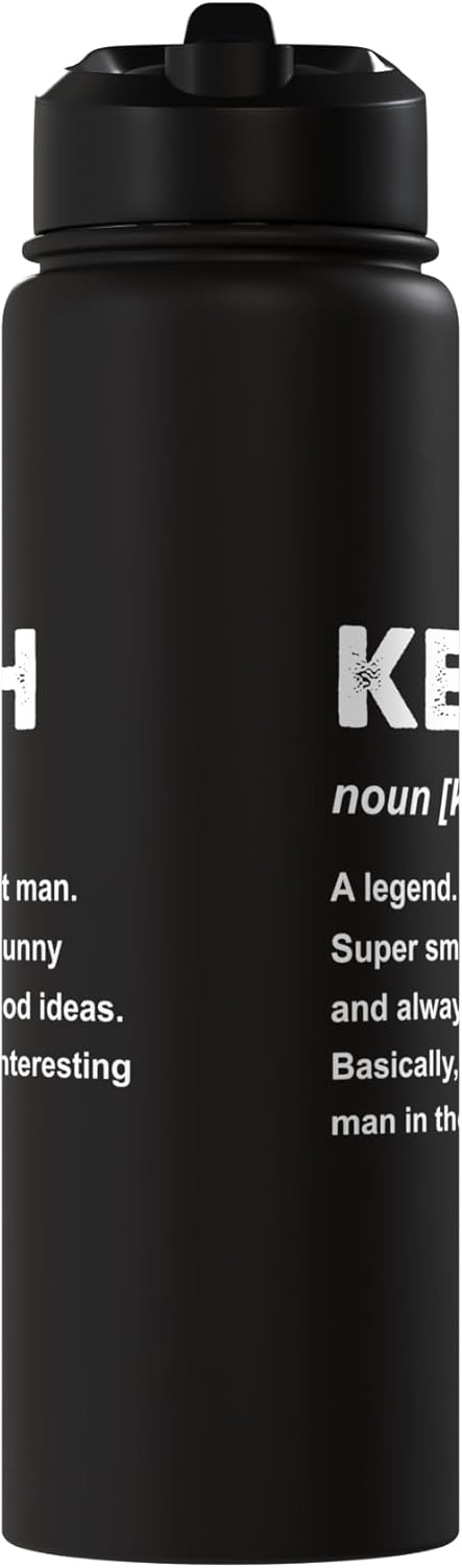Botella de agua aislada de acero inoxidable Keith Name