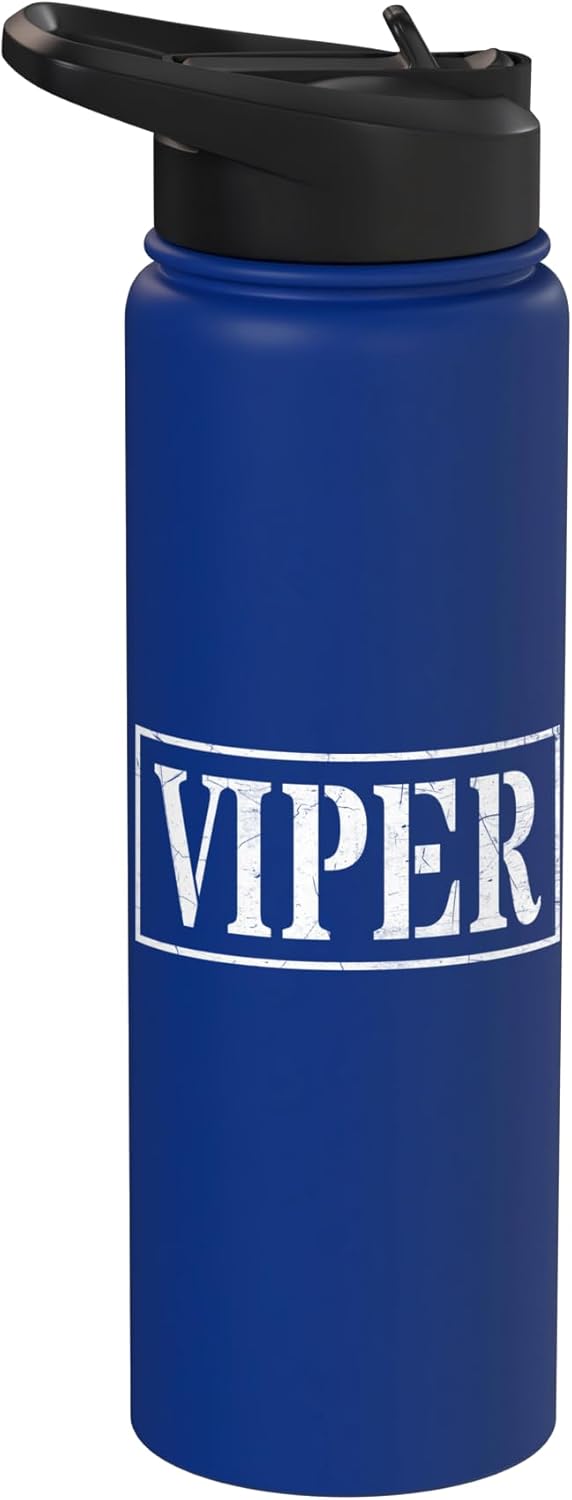 Botella de agua aislada F-16 Viper Crew Aviation Pride
