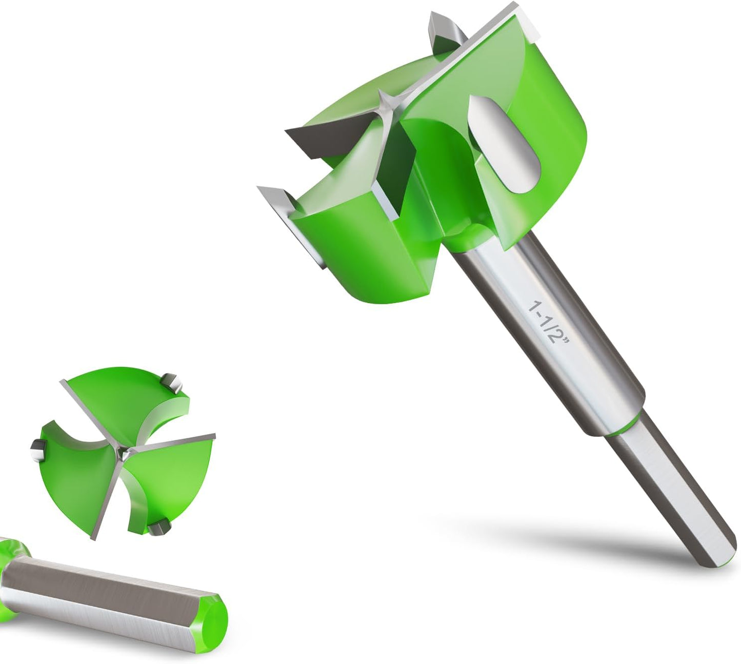 Broca Forstner 1.5pulg carburo triple flauta madera