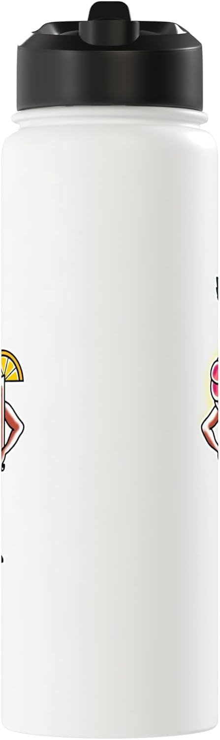 Botella de agua aislada de acero inoxidable Bloody Mary Lady