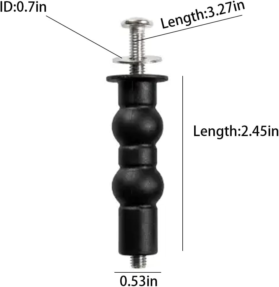 Kit repuesto asiento inodoro 4 pzas pernos bisagras TOTO
