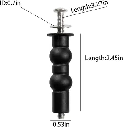 Kit repuesto asiento inodoro 4 pzas pernos bisagras TOTO