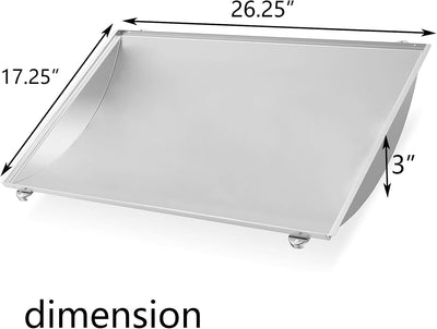 Placa calor acero inox Charbroil 26pulg x17pulg