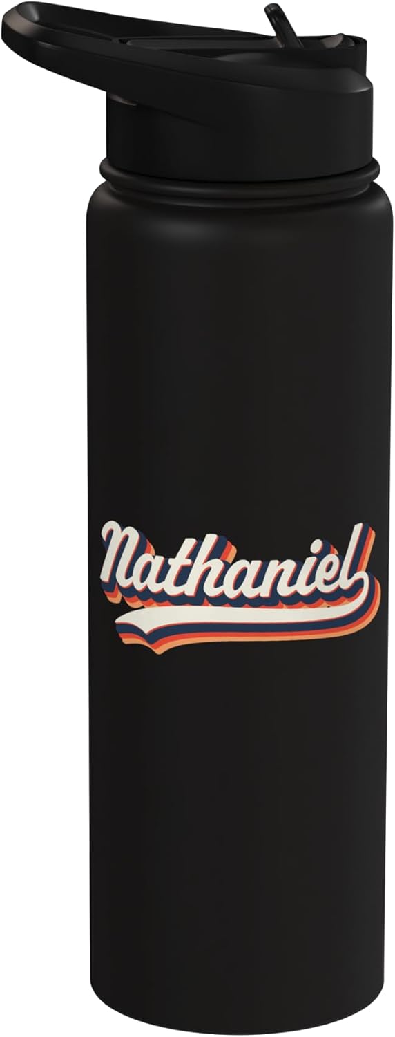 Botella de agua personalizada retro sin BPA acero inoxidable