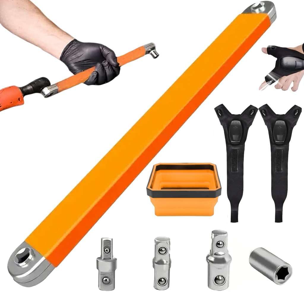 Juego llaves extensión compensadas guantes duraderos uso nocturno