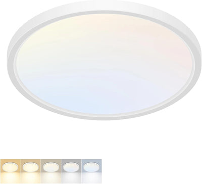 Lámpara LED empotrada 12pulg 24W 5 temperaturas color