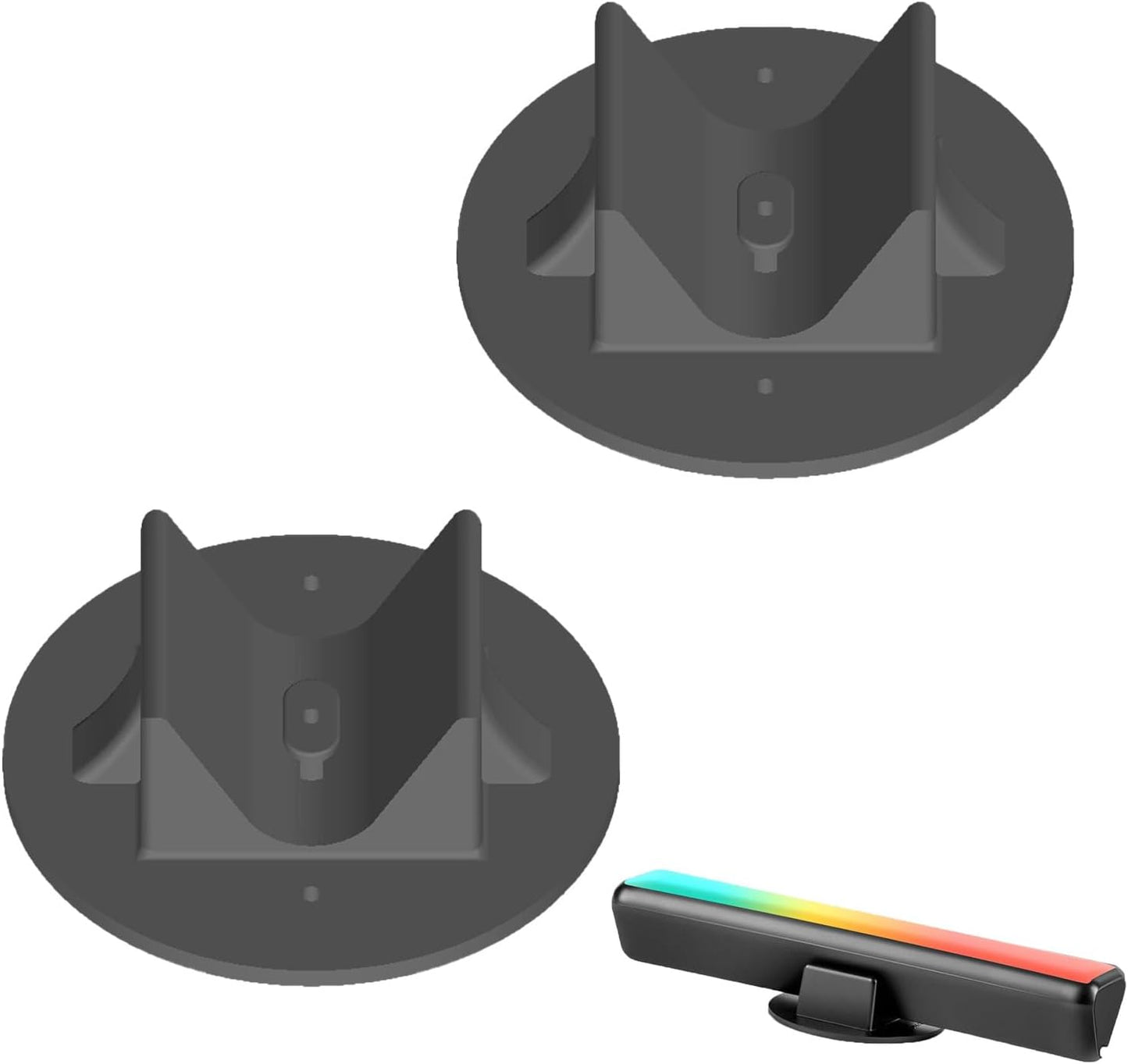 2 Pzas Soportes Luz Horizontal Comp Govee H6056 Autoadhesivo