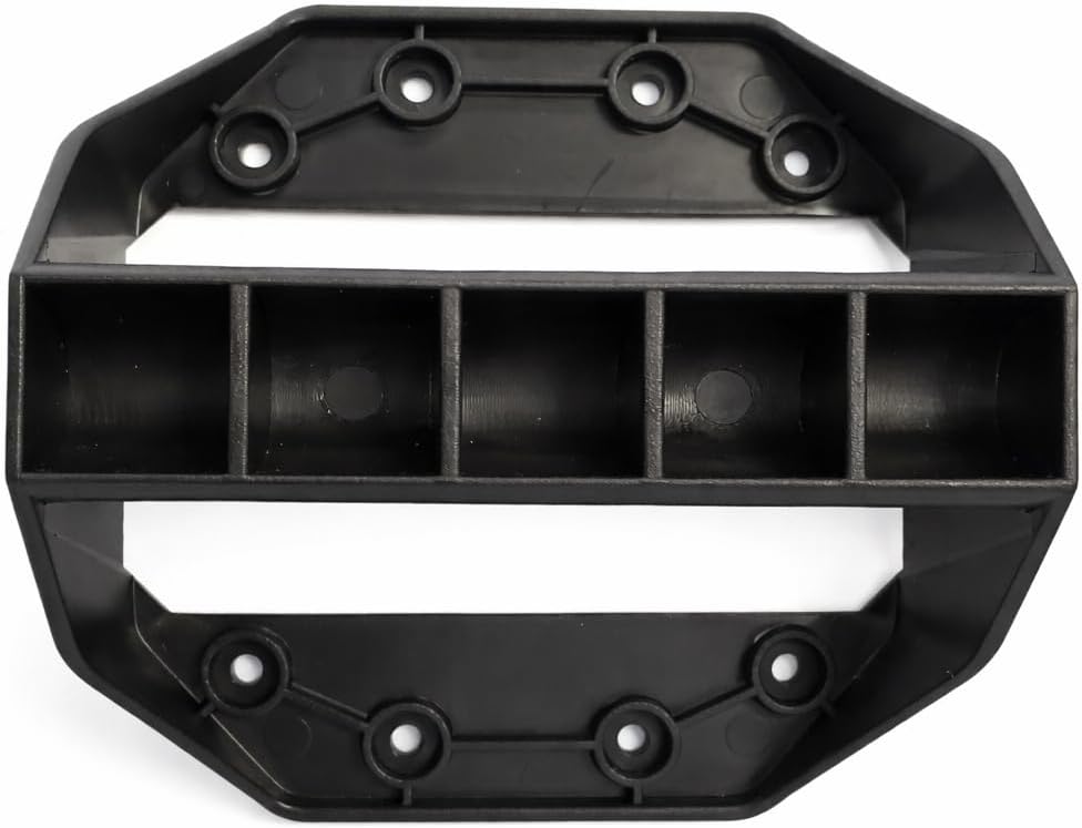 Set 4 Manijas Puerta Negro Plástico Alta Carga