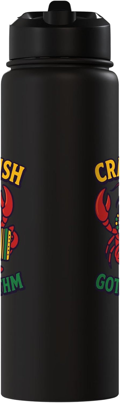 Botella de agua acero inoxidable aislada Crawfish Got Rhythm