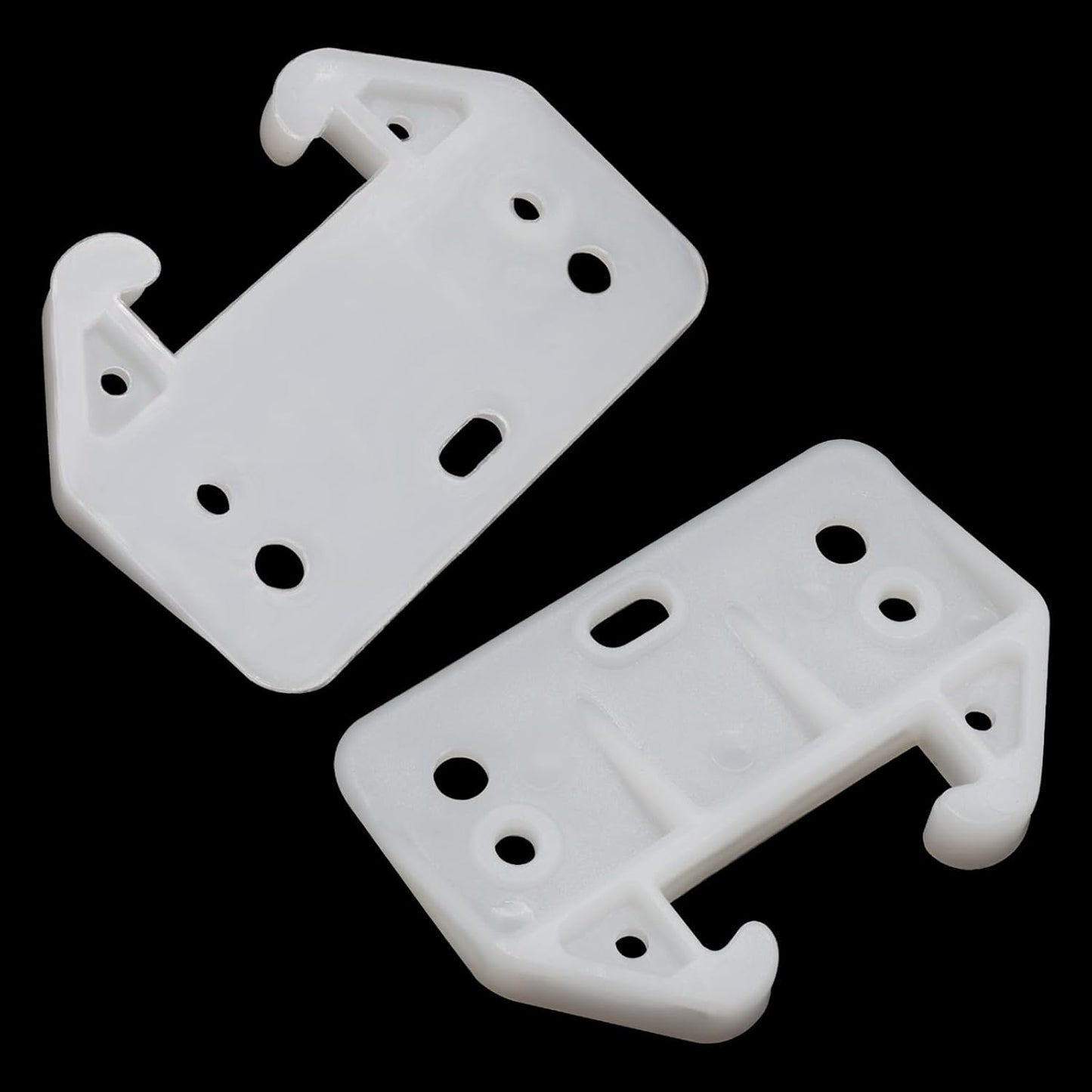 10 Guías Cajón Plástico Blanco con S 7 Agujeros