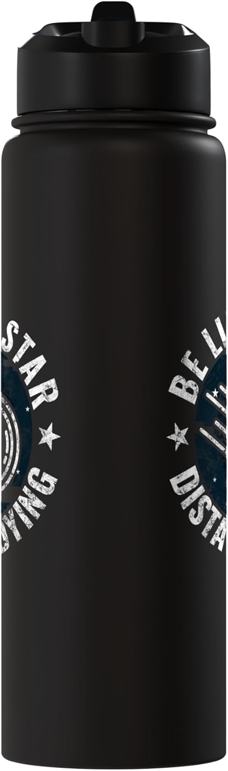 Botella agua aislada acero inox diseño nihilista