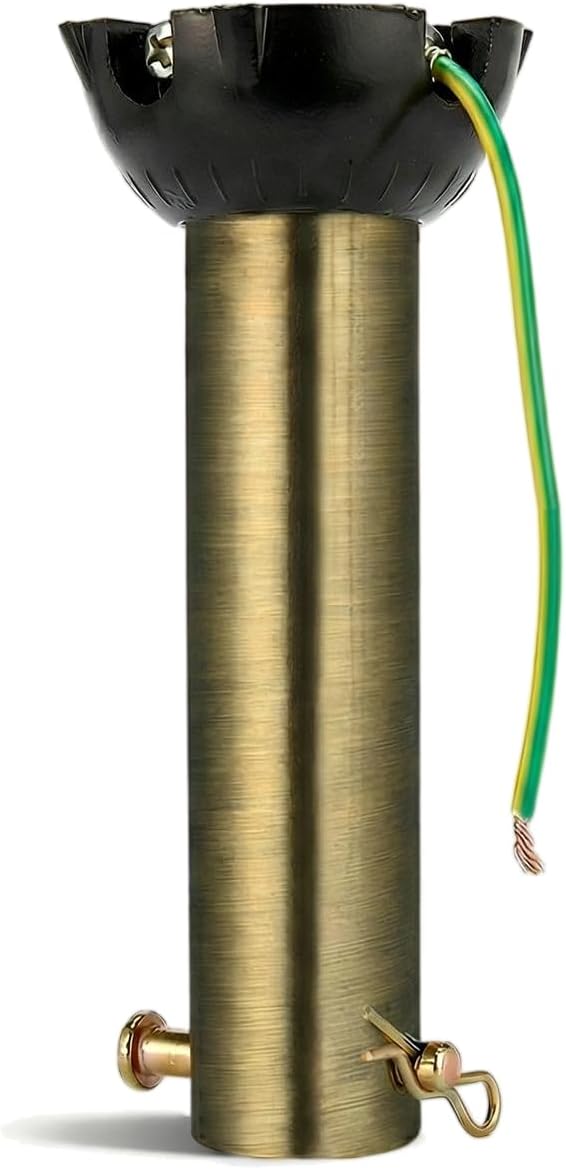 2 Barras Extensión Ventilador 6pulg Varilla Descendente Bola