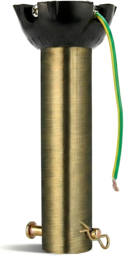 2 Barras Extensión Ventilador 6pulg Varilla Descendente Bola