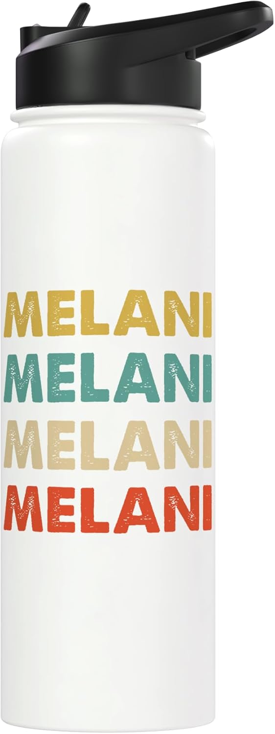 Botella de agua acero inoxidable Melani Name insulated