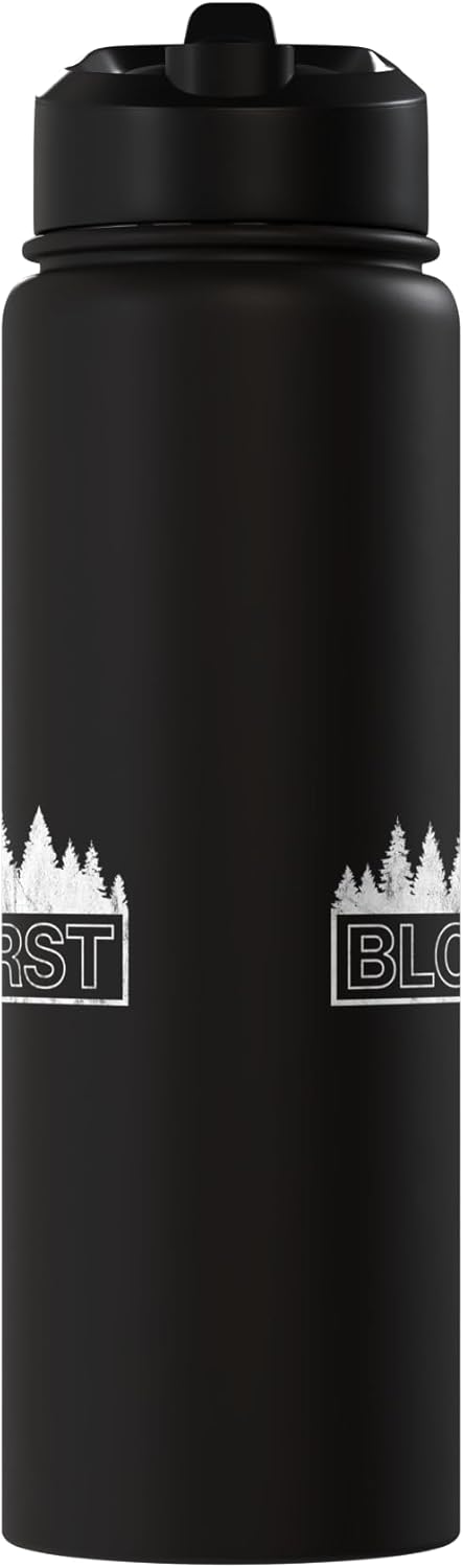Botella de agua acero inoxidable Black Forest