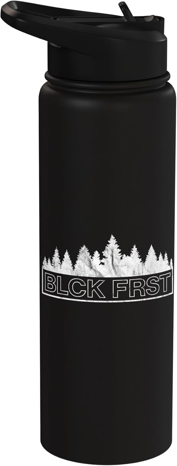 Botella de agua acero inoxidable Black Forest