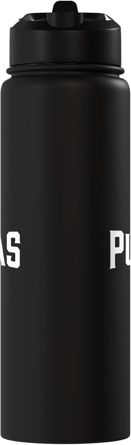 Botella de agua aislada vintage Pumas en acero inoxidable