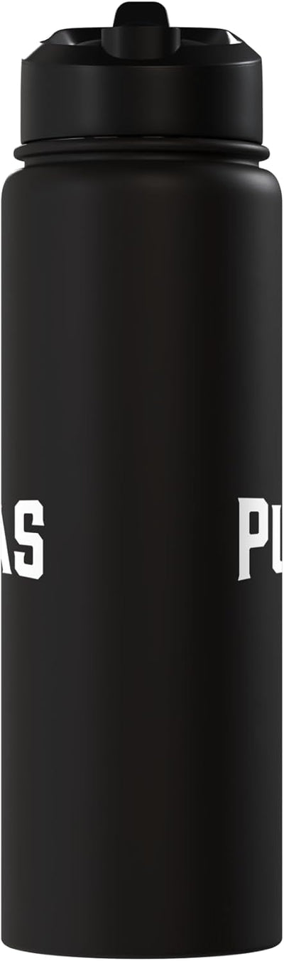 Botella de agua aislada vintage Pumas en acero inoxidable