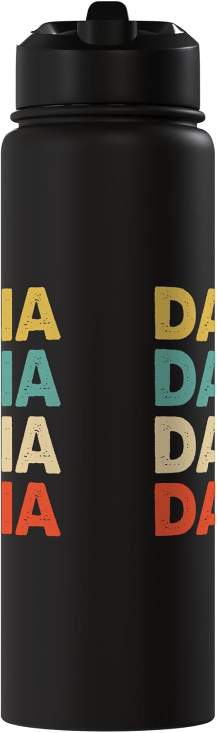 Botella agua acero inox aislada Dania