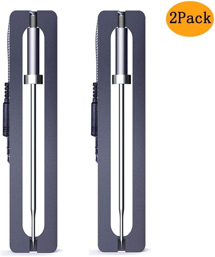 Sondas acero inox mango aluminio 3.3ft termómetro barbacoa
