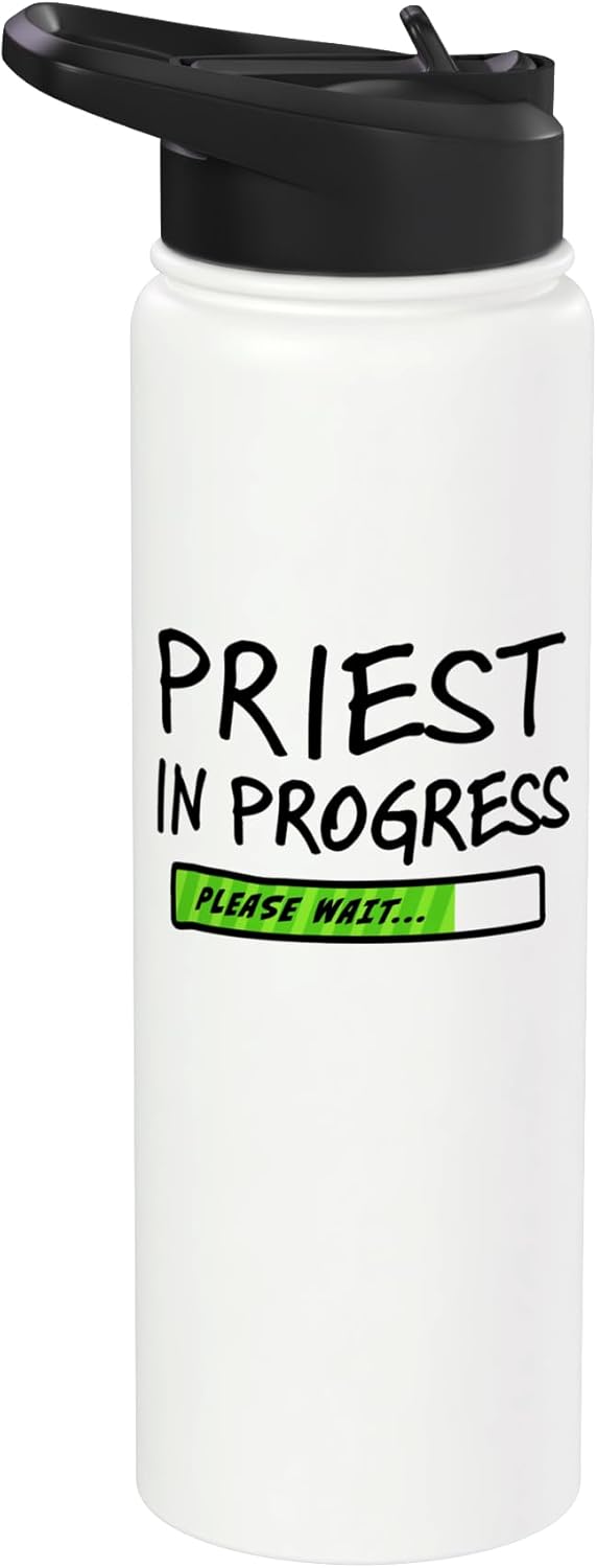 Botella de agua acero inoxidable sin BPA para sacerdotes en formación