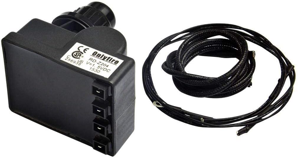 Kit encendido electrónico 4 chispas universal botón presión negro