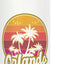 Botella agua aislada acero inox Orlando FL atardecer retro