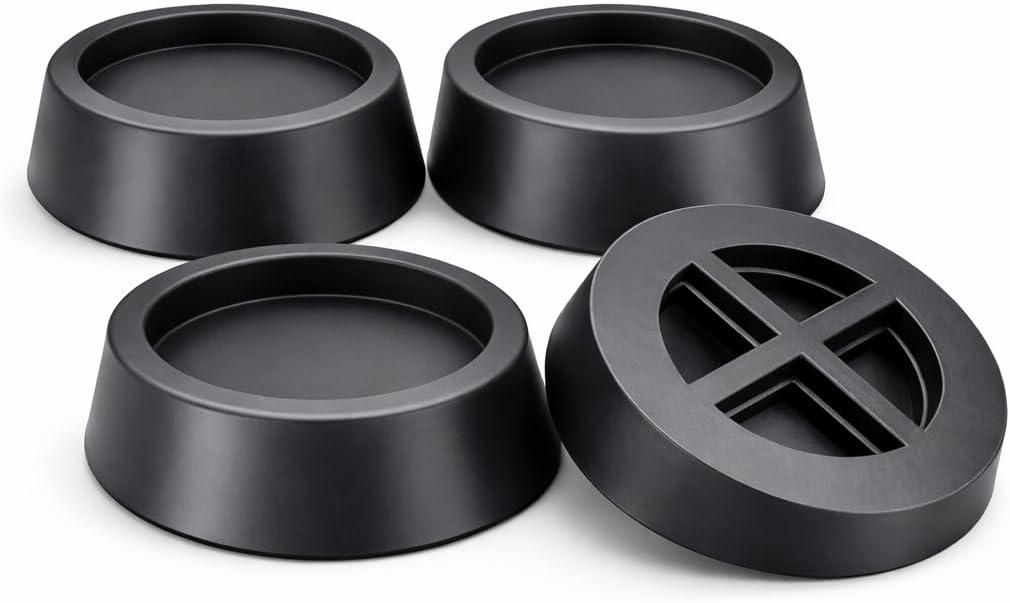 Almohadillas antiderrap para muebles 2.5pulg set 4 negras