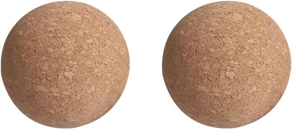 2 Bolas Corcho Madera 2.4pulg para Decantador Vino