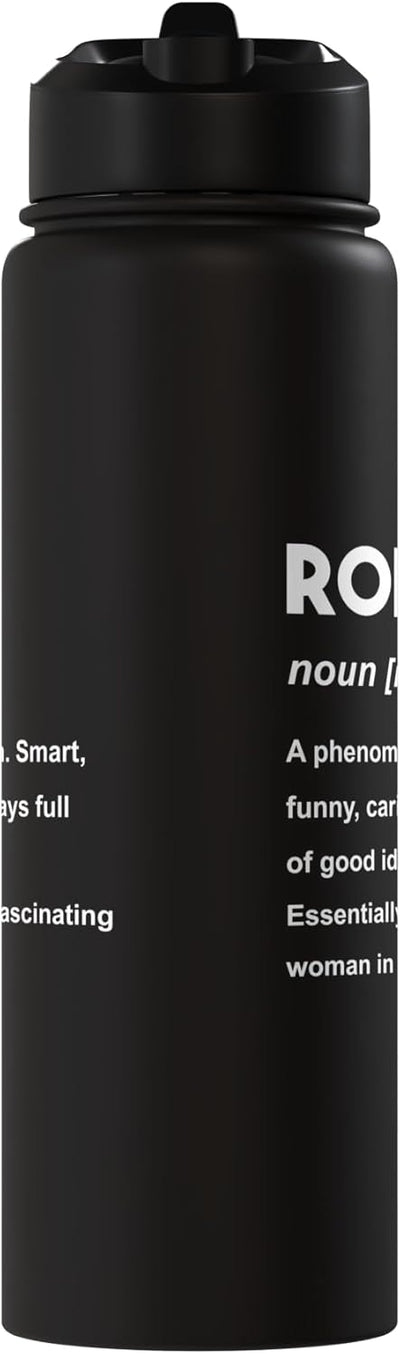Botella de agua acero inoxidable aislada Rory Name